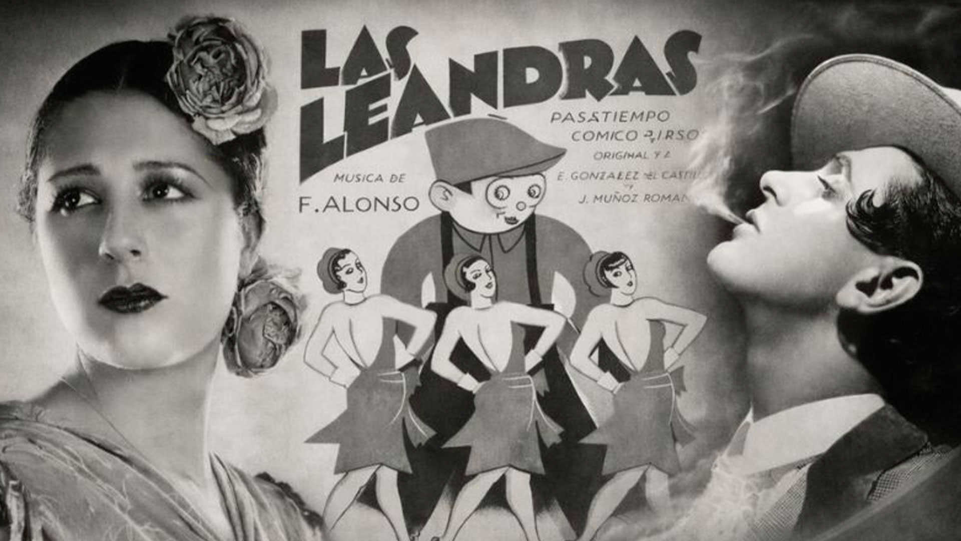 Cartel histórico de Las Leandras