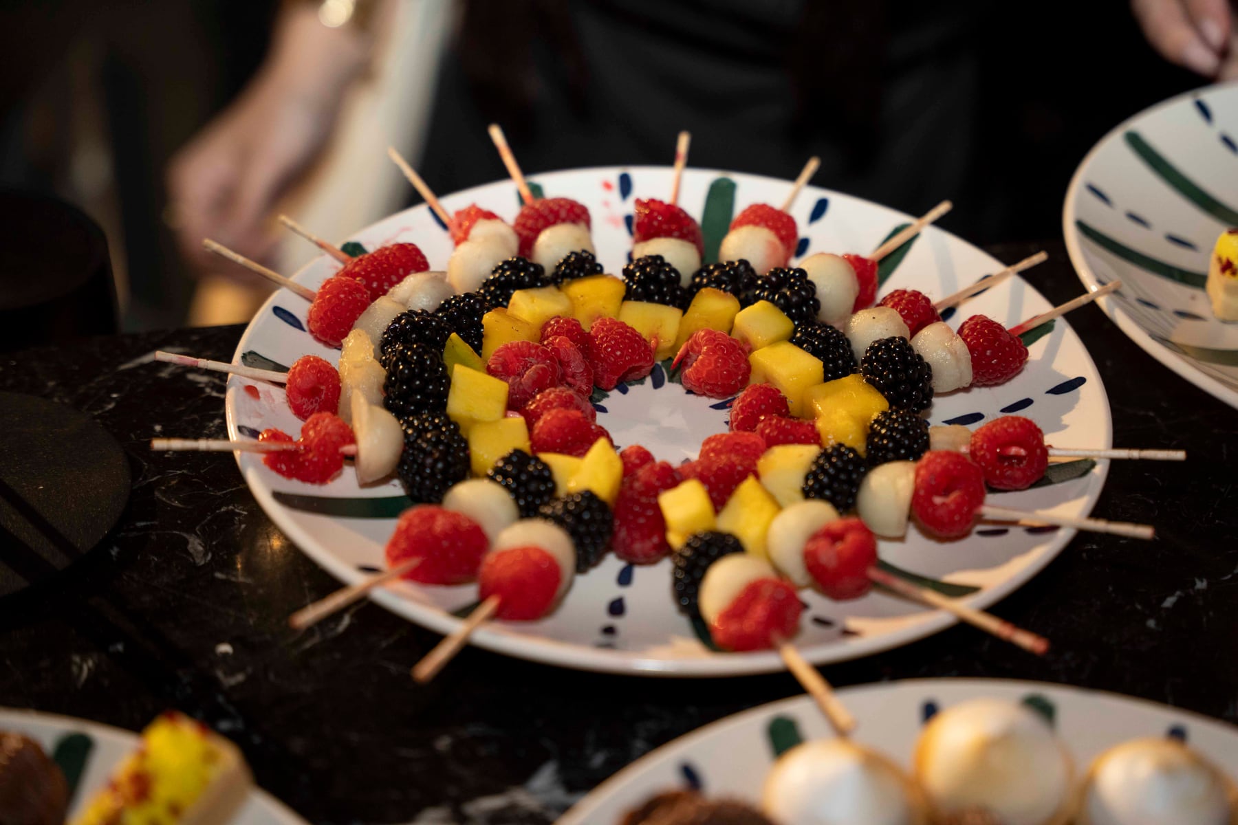 Catering de Casa Mónico preparado para un evento en el Ambigú