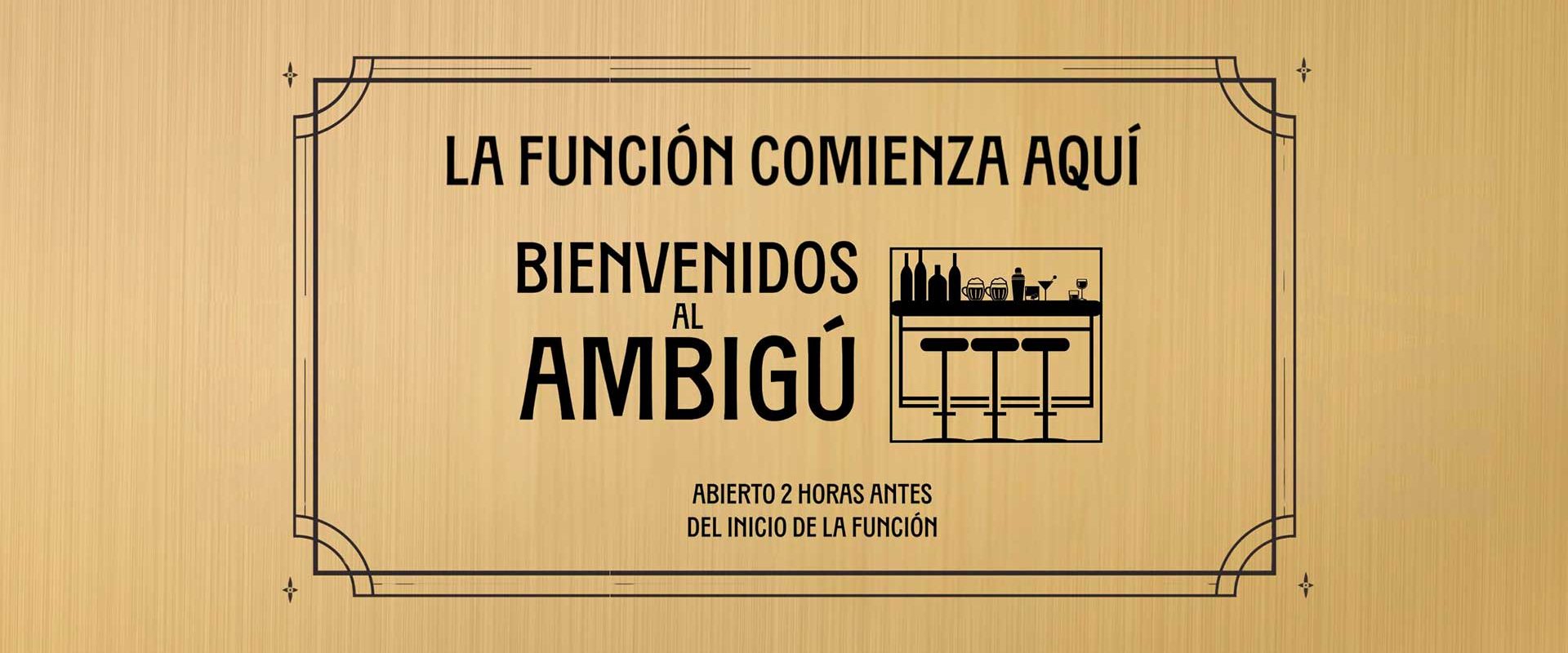 Cartel Promocional Ambigú